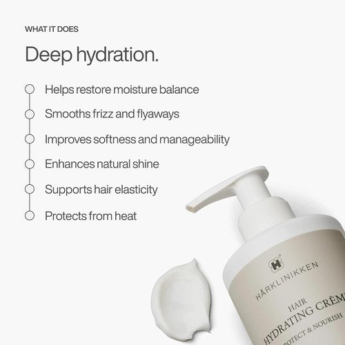 Harklinikken Hair Hydrating Creme - Nourishing Leave-In or Rinse-Out Formula for Volume & Protection - 8 oz