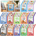 Seasonal Truck Table Runner Set - 12 Pcs, 72 Inch Holiday & Fall Decor
