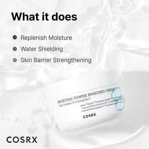 COSRX Hyaluronic Acid Moisturizer for Day & Night with Pro Vitamin B5 (D Panthenol) 50ml/1.69 fl.oz | Propolis Extract, Ceramide, Long Lasting Hydration for Dry, Sensitive Skin, Korean Skin Care