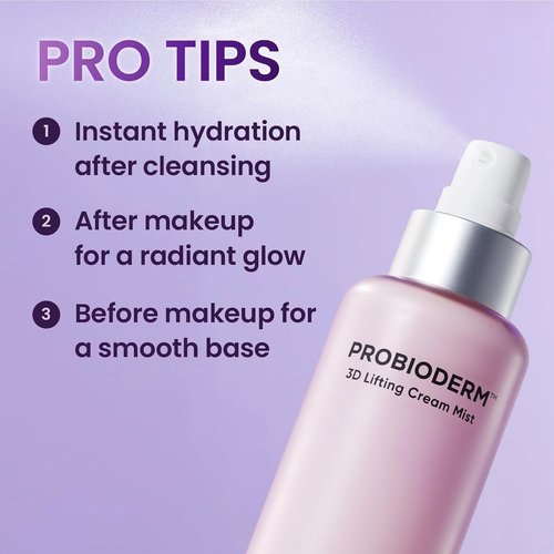 BIOHEAL BOH Probioderm™ 3D Lifting Cream Mist - Hydrating Facial Spray for Glowing Skin | 3.38 fl oz (100 ml)