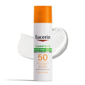 Eucerin Sunscreen Lotion SPF 50 - Lightweight Acne-Prone Skin Formula | Oil-Absorbing, 2.5 Fl Oz