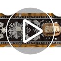 Black Viking Tree of Life Raven Table Runner 13x72-Inch Home Decor