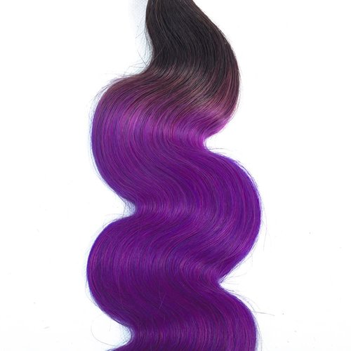 Purple Human Hair Bundles 24 26 28 Inch Body Wave Omber Purple Bundle Human Hair Bundles 12A Unprocessed Brazilian Virgin Hair Quick Weave for Black Women