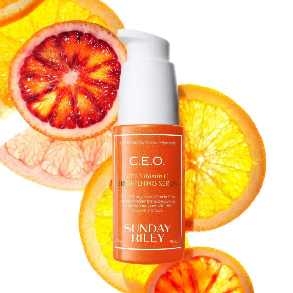 Sunday Riley C.E.O. Brightening Serum - 15% Vitamin C for Radiant Skin & Even Tone