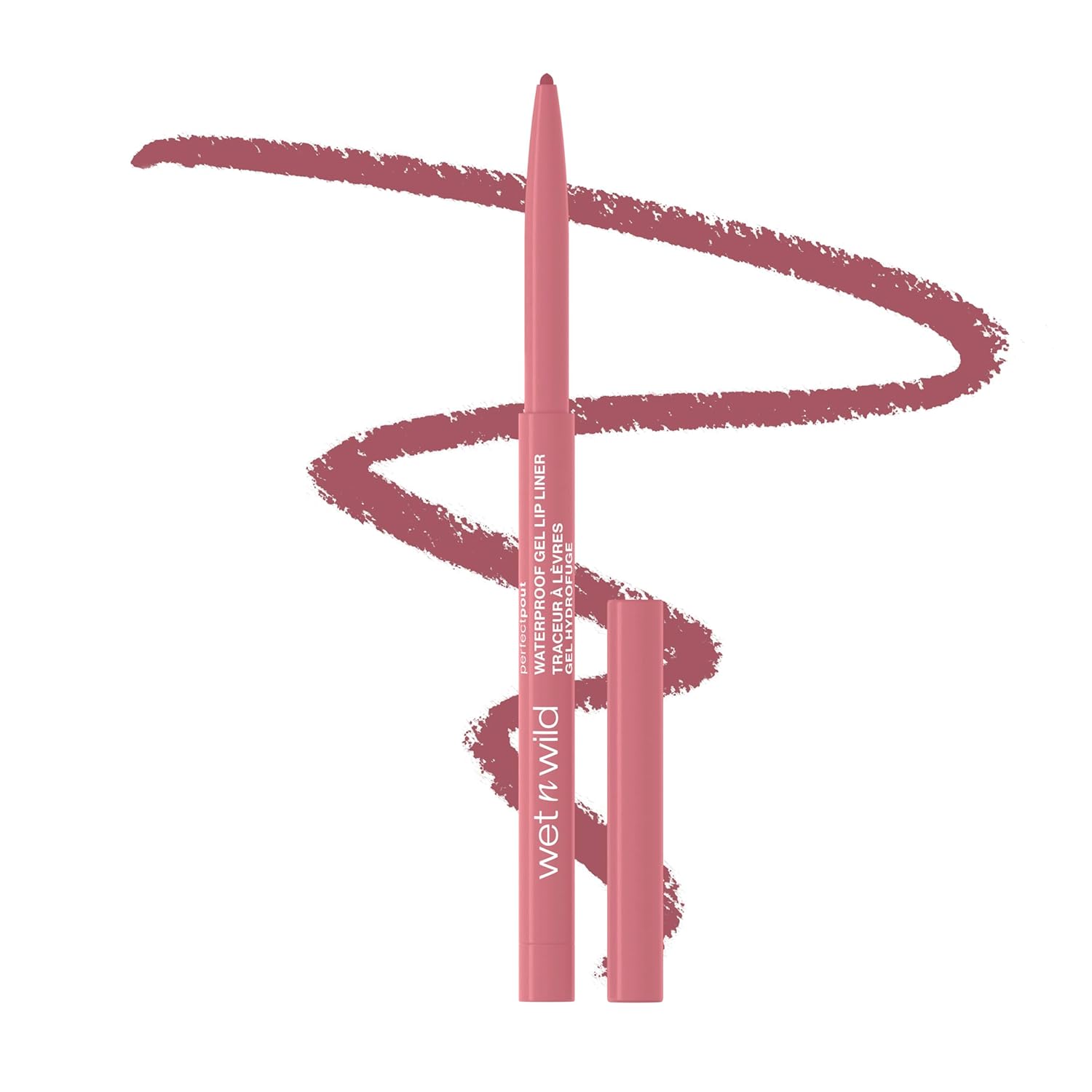 Wet n Wild Perfect Pout Matte Lip Liner Pencil - Rich, Long-Lasting Color | Vegan & Cruelty-Free - Purple Lay Down the Mauves