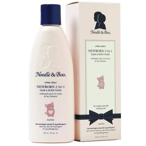 Noodle & Boo Newborn Baby Gift Set - 2-in-1 Hair & Body Wash & Super Soft Lotion