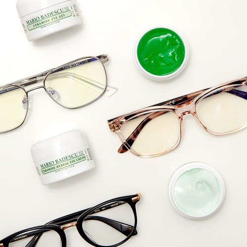 Mario Badescu Ceramide Eye Gel - Oil-Free Formula That Tightens & Smoothes | 0.5 Ounce