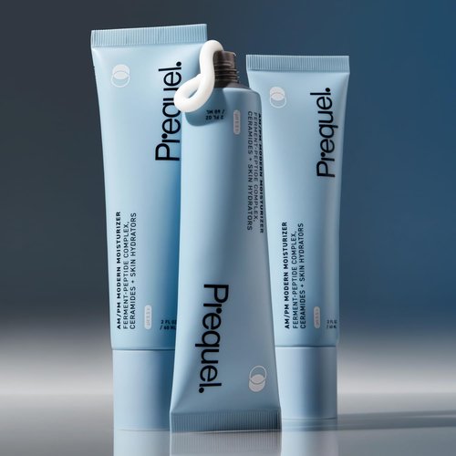 Prequel Skin AM/PM Modern Moisturizer – Hydrating Face Cream with Peptides, Ceramides & Glycerin for Dry, Sensitive, or Combination Skin – Non-Greasy Moisturizer for Barrier Support