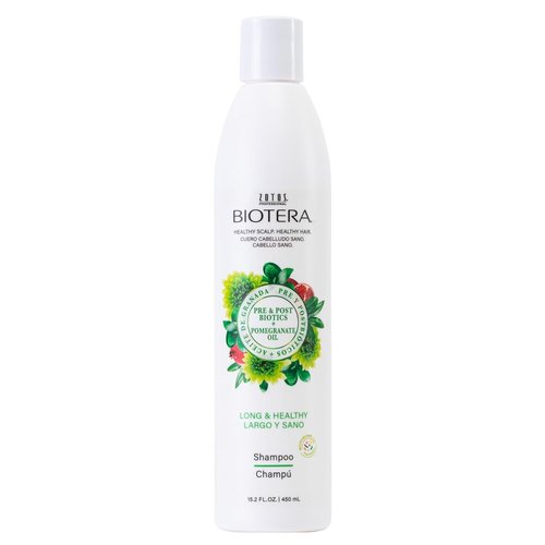 Biotera Long & Healthy Strengthening Shampoo - Strengthens Growing Hair | Vegan, Paraben-Free, Color-Safe