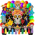 Día De Los Muertos Trunk or Treat Car Decoration Kit Halloween Fiesta Party Supplies