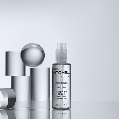 Paul Mitchell Clear Smoothing Serum - Fragrance-Free Blowout Primer for Sensitive Scalp & Skin
