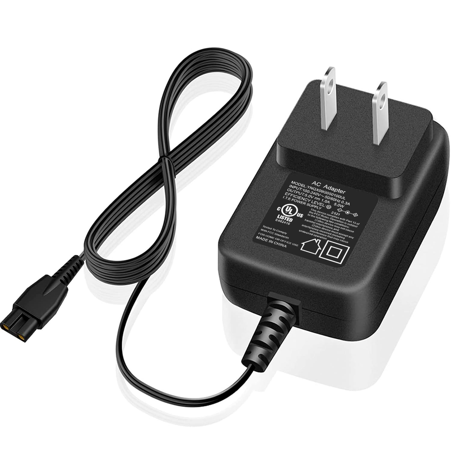 VIFOCUFY AC Adapter for Skull Shaver Power Cord for Pitbull Silver Gold Platinum Pro Charger Replacement for Butterfly Kiss Clippers Charging Cord with UL Listed