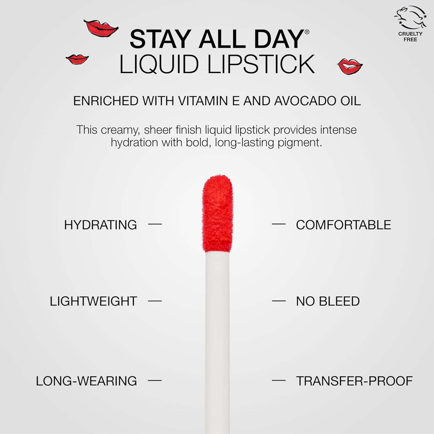 Stila Stay All Day Liquid Lipstick - Sheer & Shimmer Finish | Long-Lasting Color