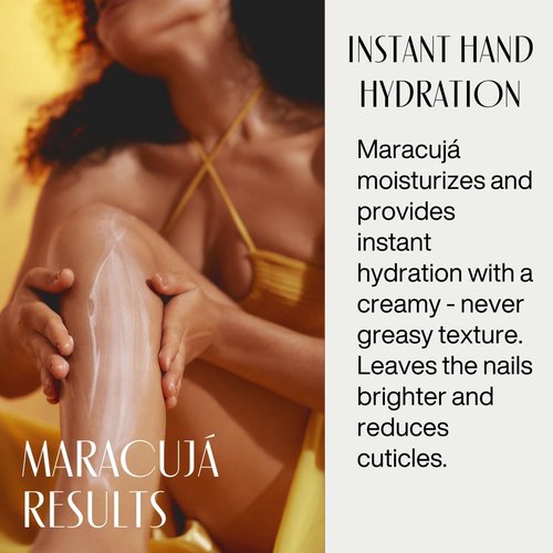 Natura Passion Fruit Hand Cream - Fast Absorbing Calming Balm for 24-Hour Hydration | 2.6oz (75g)