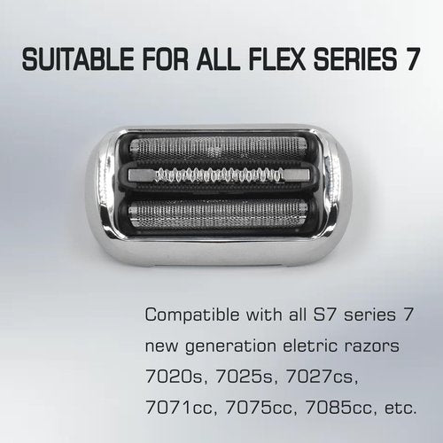 Braun S7 73S 360 Replacement Head Foil & Cutters - Compatible with Series 7 Electric Shavers
