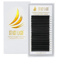 Individual Lashes Semi Permanent Mink Lashes by STACY LASH | Volume & Classic Lash Extensions | D Curl Eye Lashes | Eyelash Extension Supplies for Lash Tech | 16-Rows Lash Tray | D-0.15-MIX 8-15