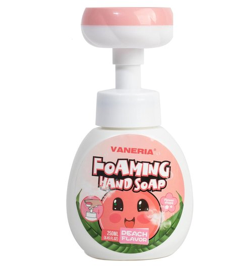VANERIA Kids Foaming Hand Soap - Moisturizing & Gentle Formula for Sensitive Skin | 250ml/8.45 Fl Oz