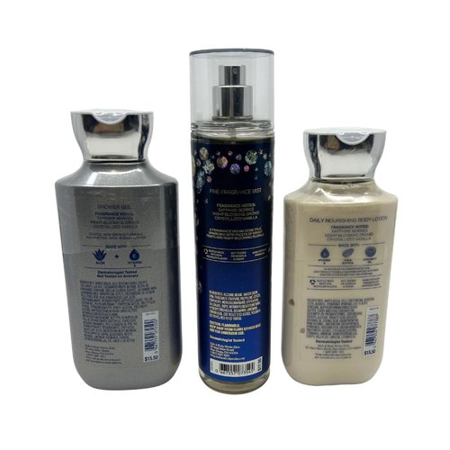 Bath & Body Works DREAM BRIGHT 3-piece Gift Set with a Blue Bow for Holidays & Gifts - Shower Gel, Mist & Body Lotion
