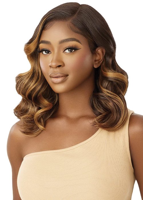 Outre Lace Front Wig - Melted Hairline – PASCALE (OFF BLACK 1B)