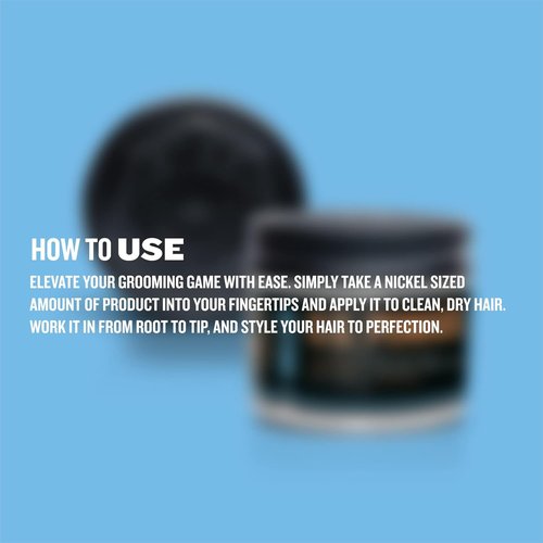 GIBS O.G. Baller Pomade - Flexible Hold & Medium Shine | Water-Based for All Hair Types