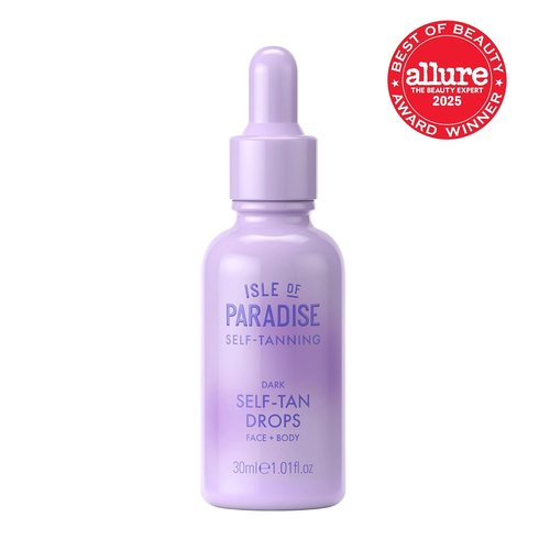 Isle of Paradise Self Tanning Drops - Natural Bronze Tan, Long-Lasting & Dermatologist-Approved, 1.01 fl. oz