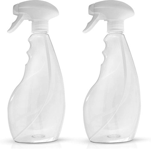 **SPRAYZ 17oz Spray Bottles - Durable Trigger Sprayer for Cleaning & Gardening | Refillable Clear Plastic**