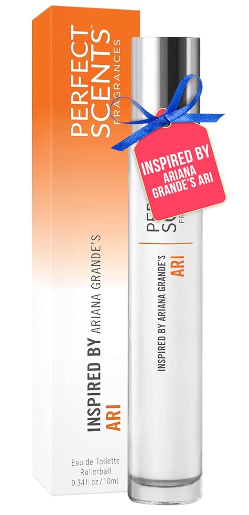 Ariana Grande Ari Rollerball | Vegan Women's Eau de Toilette - Paraben-Free & Cruelty-Free, 0.34 Fl Oz