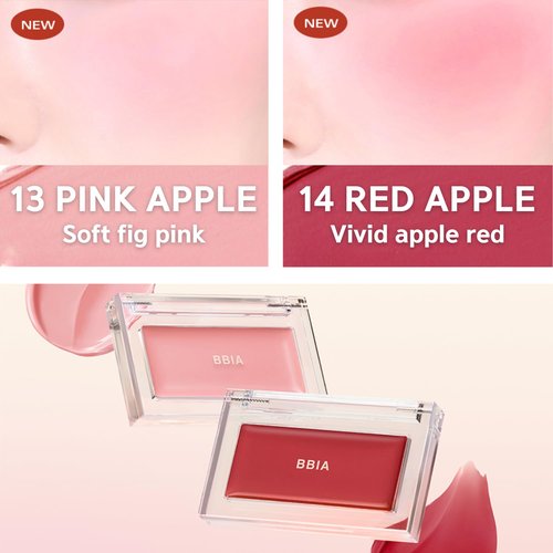 BBIA Downy Cheek Cream Blush - Creamy, Blendable, High Pigment Formula | 8 Colors Available, 0.12oz (01 Downy Pink)