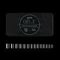 Aprés Gel-X® Square Box of Nail Tips | 280 Gel-X Tips, Soft Tips, 14 Sizes 00-9 | Half-sizes Included (Natural Square Short, 280 Count)
