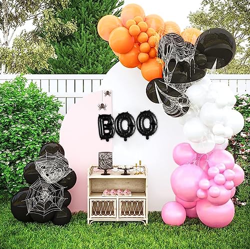 Pink Halloween Balloon Arch Kit 80 Pcs with