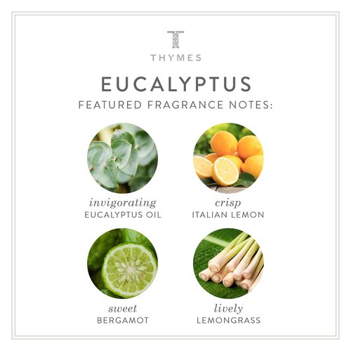 Thymes Moisturizing Body Wash - Nourishing Bath Soap with Eucalyptus & Citrus Notes | 9.25 fl oz