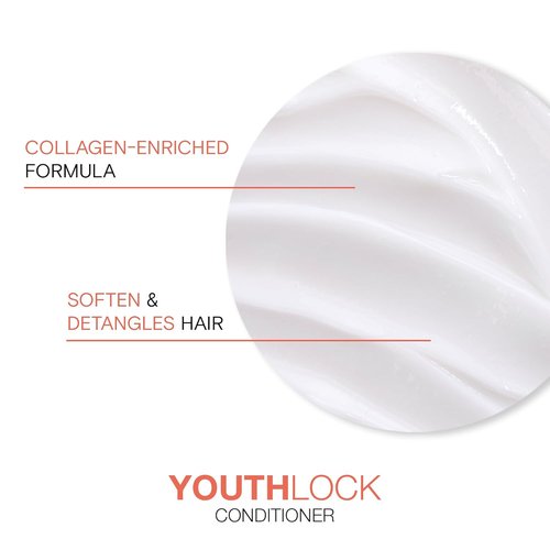 Joico YouthLock Conditioner - Collagen-Infused for Youthful Body & Bounce | Softens, Detangles & Boosts Shine