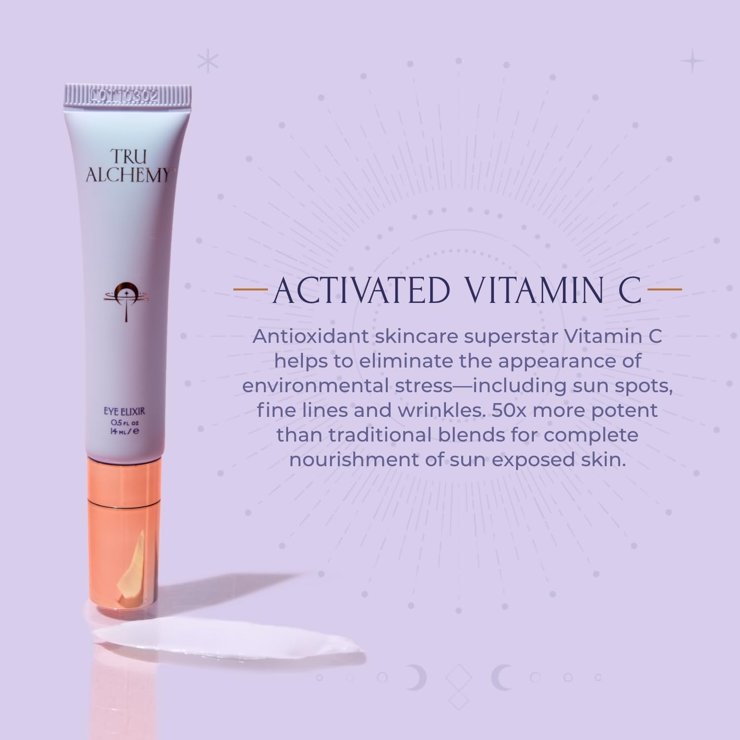 Tru Alchemy Eye Elixir - Cooling Eye Treatment Cream for Dark Circles & Puffiness | 2-Pack with Caffeine & Hyaluronic Acid