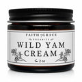 Faith and Grace Organics Wild Yam Cream for Women, Organic Hormone Balancing, PMS, Menopause & Perimenopause- 2 oz