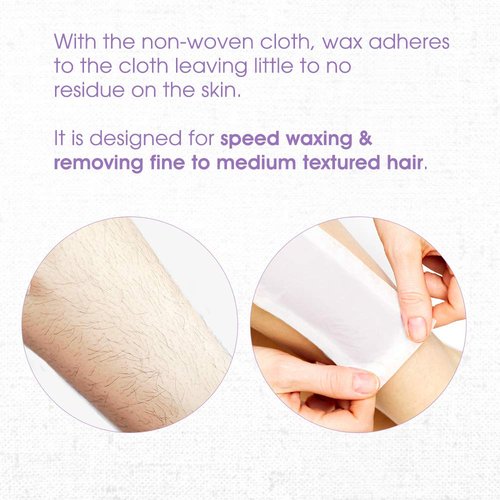 Satin Smooth Non-Woven Waxing Cloth Roll, 3 in x 55 yards