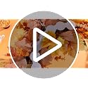 20 Inch Fall Wreath with Wooden Beads and Autumn Decorations - Front Door Decor
