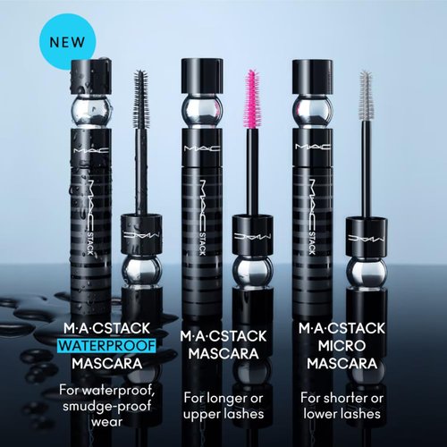 MAC Stack Superstack Mega Brush Waterproof Mascara - Black Stack by MAC for Women - 0.41 oz Mascara