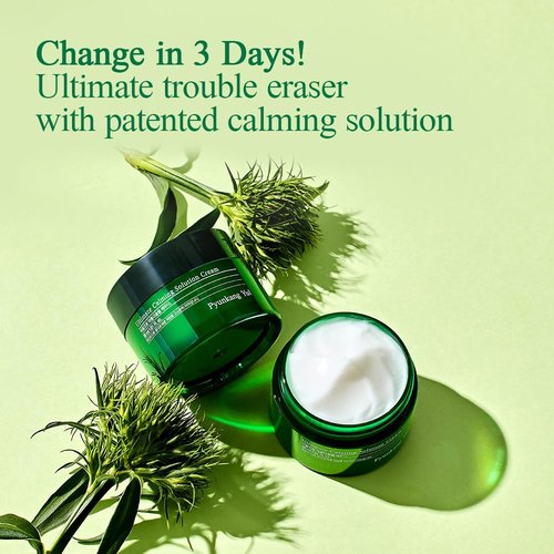 Pyunkang Yul Ultimate Calming Solution Cream - Soothes Redness with Cica & Tea Tree | 1.01 Fl. Oz (30ml)