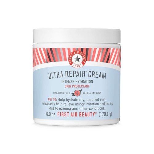 First Aid Beauty Ultra Repair Cream - Intense Hydration Moisturizer for Face & Body | Pink Grapefruit, 6 oz.