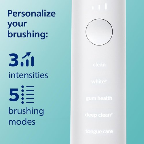 Philips Sonicare DiamondClean Smart 9500 Electric Toothbrush - Sonic Technology, 5 Modes, White, Model HX9923/01