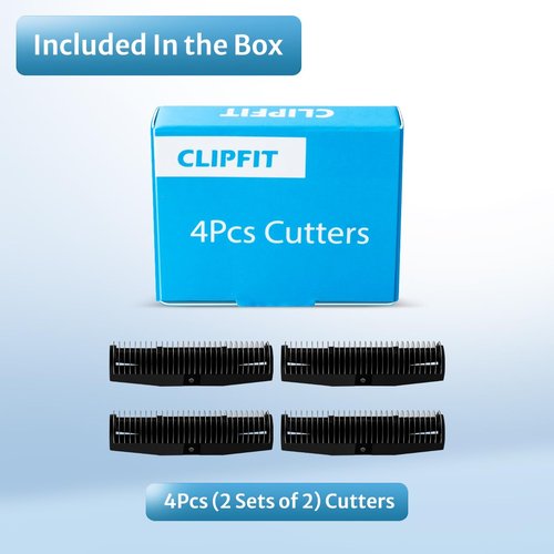 Foil Shaver Replacement Blades Compatible with Andis Foil Shaver TS1 (17150, 17235, 17220), TS2 (17200), Babyliss FXFS2 and Wahl 5 Star Vanish(8173-700), 4Pcs (2 Sets of 2)