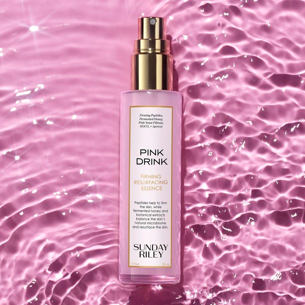 Sunday Riley Pink Drink Essence - Skin Firming & Resurfacing Face Mist | Hydrating Formula