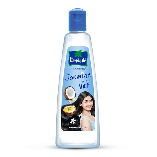 Parachute Advansed Coconut Hair Oil - Jasmine Enriched with Vitamin E | Nourishes Scalp | Non-Sticky | 6.4 Fl. Oz.