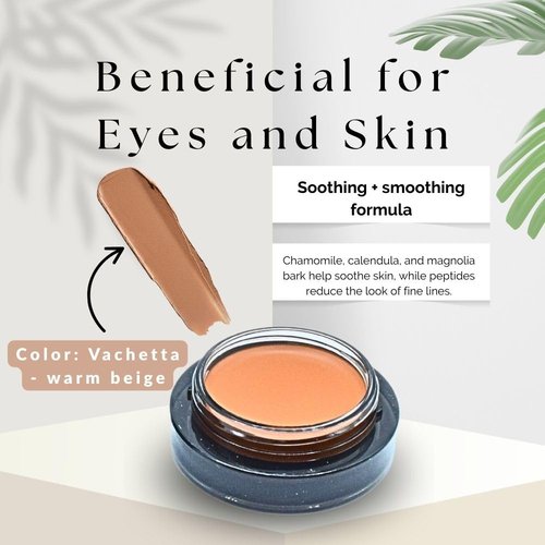 MERIT Solo Shadow Cream-to-Powder Eyeshadow - Soft Matte Finish in Vachetta Shade