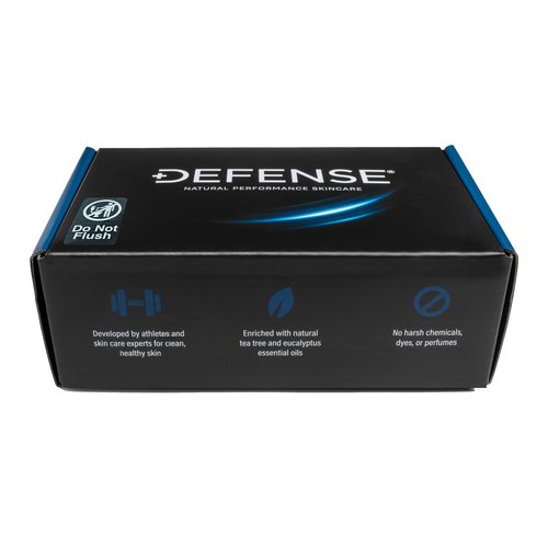 Defense Soap Variety Gift Set | Tea Tree, Peppermint, Oatmeal All Natural Bar Soap, Organic Travel Body Wash, Individual Body Wipes
