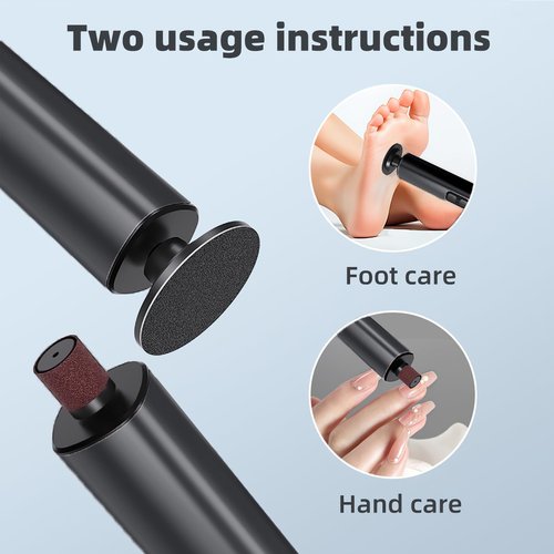 Electric Callus Remover for Feet, 9 Speed Rechargeable Pedicure Tools for Feet, Callous Remover Tool for Remove Cracked Heels and Feet Scrubber Dead Skin, Replaceable Sandpaper Discs, Battery Display