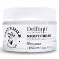 Delfanti-Milano Goat's Milk & Collagen Night Cream - Nourishing Face & Neck Moisturizer | Made in Italy