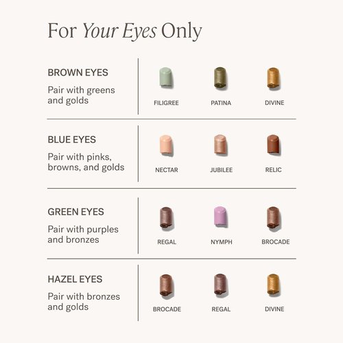 ILIA - Eye Stylus Shadow Stick | Rich, Blendable Pigment | Waterproof & Crease-Resistant | Vegan Formula (Nymph)