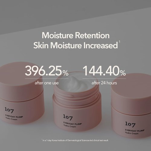 107 EVERYDAY PLUMP Hydro Cream - Lightweight Face Moisturizer with Probiotics & Squalane | 1.7 fl oz