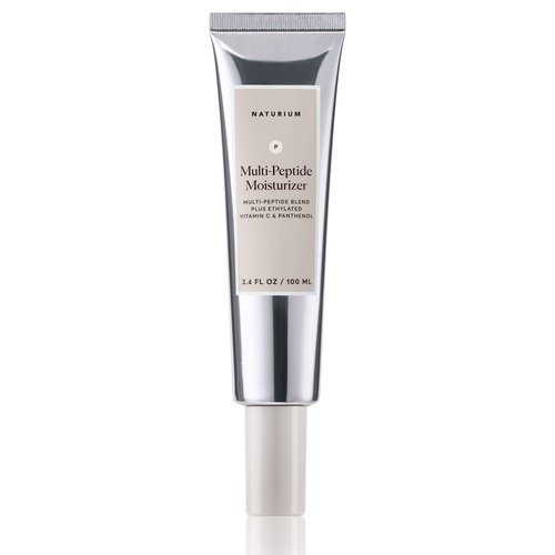 Naturium Multi-Peptide Moisturizer Jumbo, Hydrating & Smoothing Skin Care, Moisturizes with Ethylated Vitamin C & Panthenol, 3.4 oz